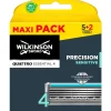 Sale Wilkinson Sword Quattro Titanium Sensitive Scheermesjes 5+2 gratis