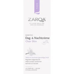 New Zarqa Clear Skin Dag- en Nachtcrème 75 ML