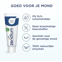 Outlet Zendium Classic Tandpasta 75 ML
