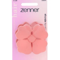 Sale Zenner Haarklem Bloem Glimmend Roze
