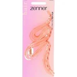 Hot Zenner Haarklem Golvend Transparant Roze