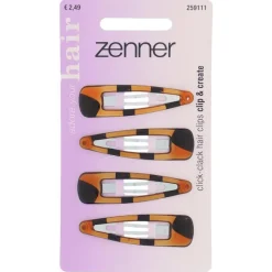 Clearance Zenner Klik-klak haarspeld kids 4x